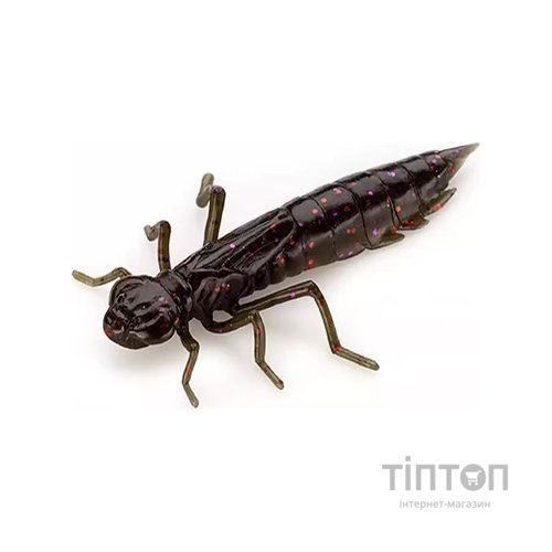 Силікон рибальський FishUP Dragonfly 0.75" 050 - Green Pumpkin Brown/Red&Purple (12шт/уп) (1864.04.73)