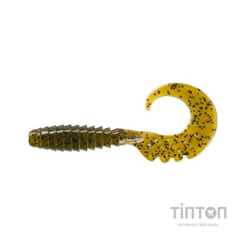Силікон рибальський FishUP Fancy Grub 1" 074 - Green Pumpkin Seed (12шт/уп) (1862.02.30)
