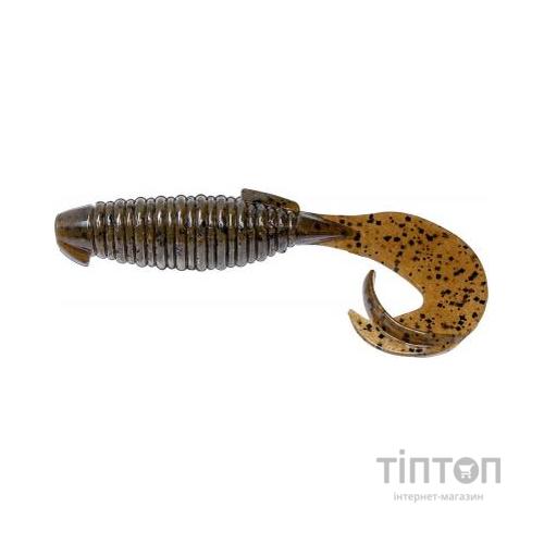 Силікон рибальський Keitech Flapper Grub 4" (7 шт/упак) ц:101 green pumpkin pp. (1551.09.46)