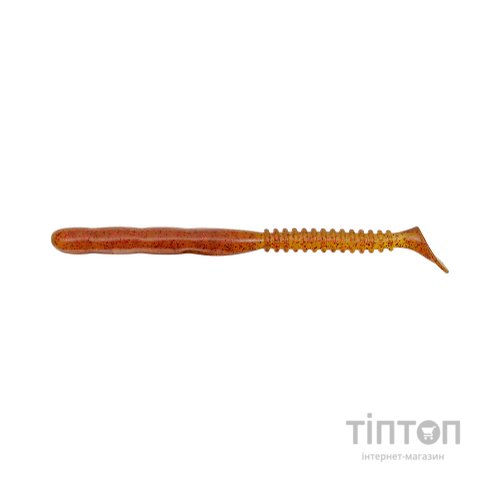 Силікон рибальський Reins Rockvibe Shad 4" 566 Motor Oil Red Flake (12 шт/уп.) (1552.08.97)