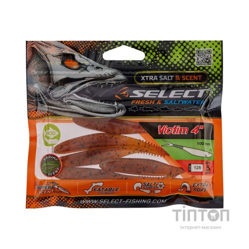 Силікон рибальський Select Victim V-Tail 4" 128 (5 шт/уп) (1870.74.38)