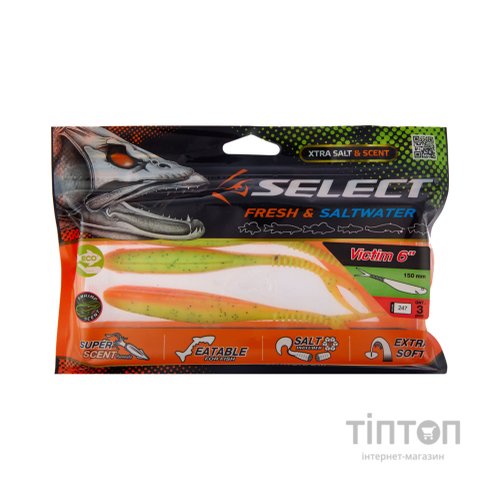Силікон рибальський Select Victim V-Tail 6" 247 (3 шт/уп) (1870.74.56)