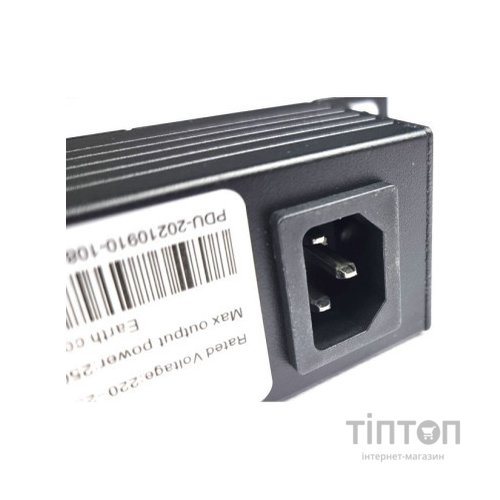 Силовий блок Eserver 19" 9 розеток, без выкл., без кабеля, алюм. корпус, 16А (WT-2261A-GER-9WAY-WO)