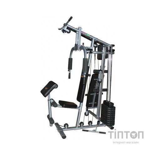 Силовий тренажер HouseFit Мультистанция (брусья,скамья,приставка скотта) (DH 81715)