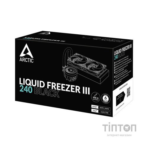 Система рідинного охолодження Arctic Liquid Freezer III - 240 Black (ACFRE00134A)