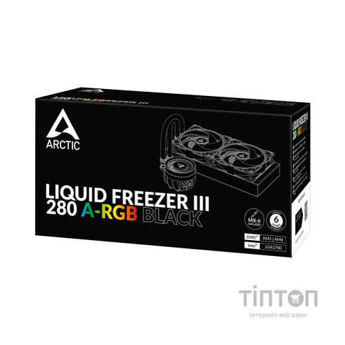 Система рідинного охолодження Arctic Liquid Freezer III - 280 A-RGB Black (ACFRE00143A)