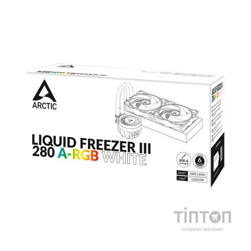 Система рідинного охолодження Arctic Liquid Freezer III - 280 A-RGB White (ACFRE00151A)
