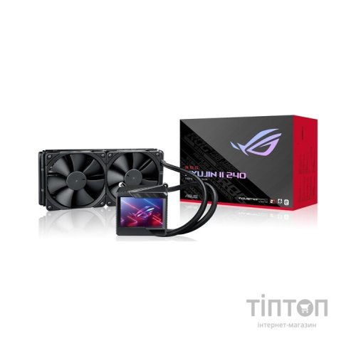 Система рідинного охолодження ASUS ROG RYUJIN II 240 LGA 115x,1700, 2011, 2011-3, 2066AMD AM4, TR4* OLED-дисплей вентил (90RC00A0-M0UAY0)