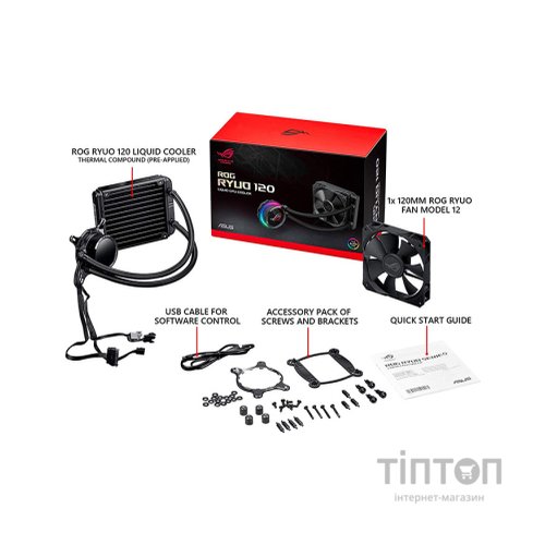 Система рідинного охолодження ASUS ROG-RYUO-120 (90RC0010-M0UAY0)