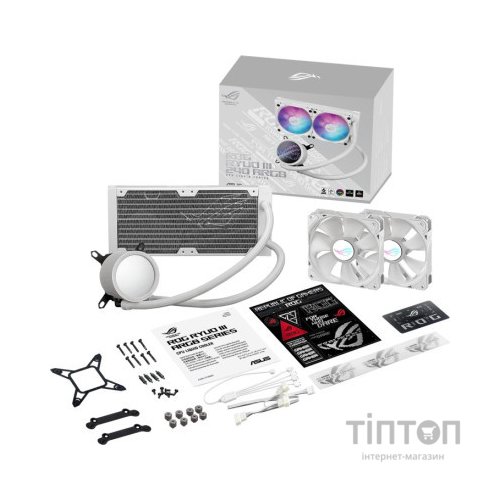 Система рідинного охолодження ASUS ROG-RYUO-III-240-ARGB-WHT