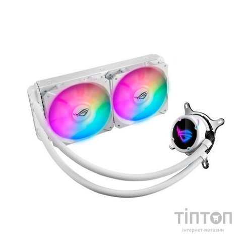 Система рідинного охолодження ASUS ROG STRIX LC 240 RGB WHITE EDITION AMD AM4, TR4, LGA 115x,1366,2011,2011-3,2066 RGB WHITE EDITIO (90RC0062-M0UAY0)