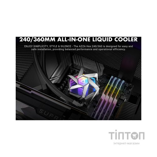 Система рідинного охолодження Azza HEX 360 (LCAZ-360H-ARGB)