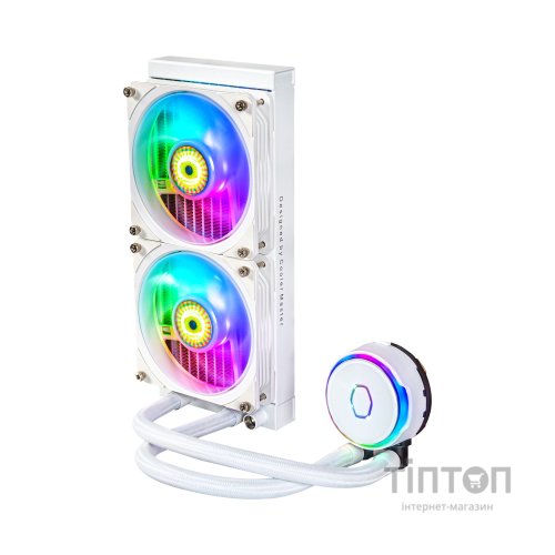 Система рідинного охолодження CoolerMaster MasterLiquid PL240 Flux White Edition (MLY-D24M-A23PZ-RW)
