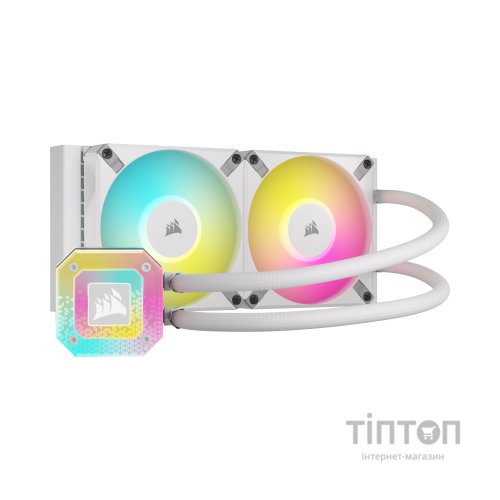 Система рідинного охолодження Corsair iCUE H100i Elite Capellix XT White Li (CW-9060072-WW)