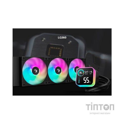 Система рідинного охолодження Deepcool LQ360 Black (R-LQ360-BKLSMW-G-1)