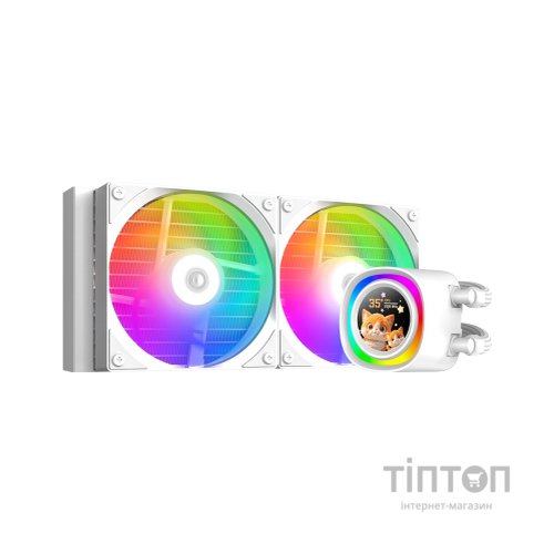 Система рідинного охолодження ID-Cooling FX240 LCD WHITE
