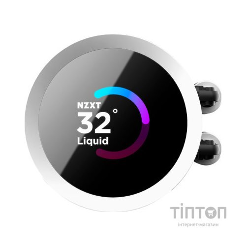 Система рідинного охолодження NZXT Kraken RGB 280mm w/Display, (RL-KR280-W1)