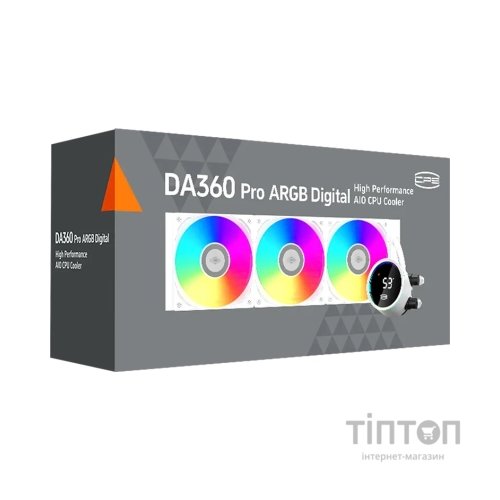 Система рідинного охолодження PcCooler DA360 Pro ARGB WH