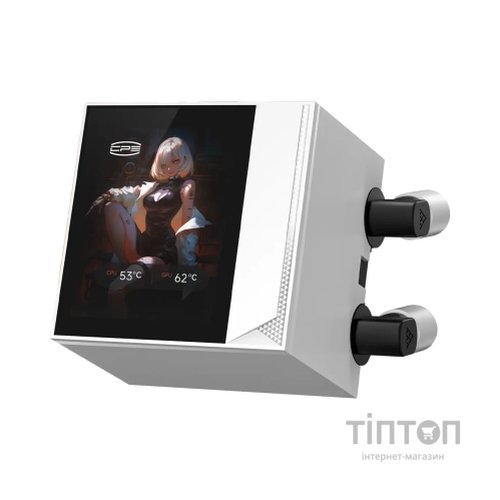 Система рідинного охолодження PcCooler DC360 Pro ARGB Display WH