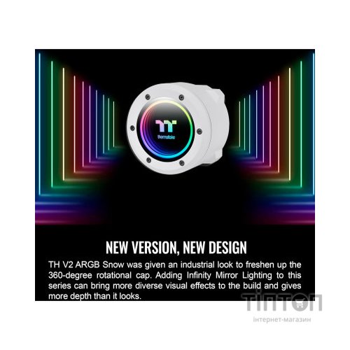 Система рідинного охолодження ThermalTake TH240 V2 ARGB Sync Snow Edition (CL-W364-PL12SW-A)