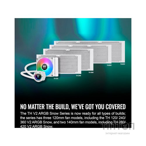 Система рідинного охолодження ThermalTake TH240 V2 ARGB Sync Snow Edition (CL-W364-PL12SW-A)