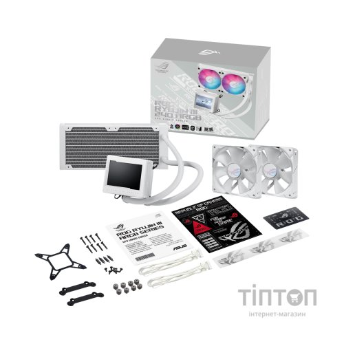 Система водяного охолодження ASUS ROG Ryujin III 240 ARGB White Edition (90RC00K2-M0UAY0)