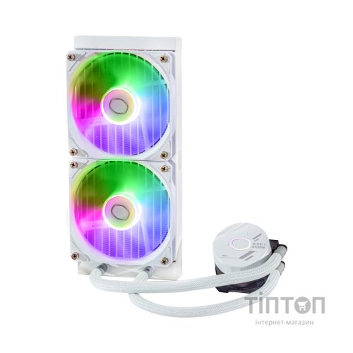 Система водяного охолодження CoolerMaster MasterLiquid 240L Core ARGB White (MLW-D24M-A18PZ-RW)