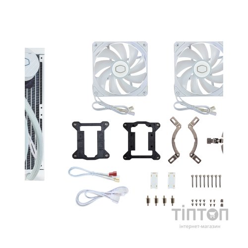 Система водяного охолодження CoolerMaster MasterLiquid 240L Core ARGB White (MLW-D24M-A18PZ-RW)