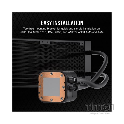 Система водяного охолодження Corsair iCUE H100x RGB Elite (CW-9060065-WW2)