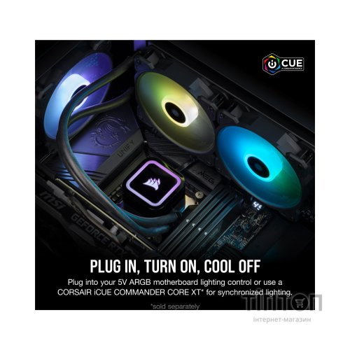 Система водяного охолодження Corsair iCUE H100x RGB Elite (CW-9060065-WW2)
