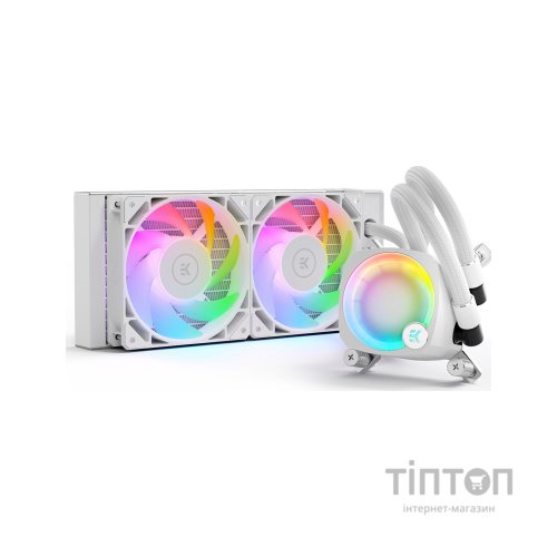 Система водяного охолодження Ekwb EK-Nucleus AIO CR240 Lux D-RGB - White (3831109897843)