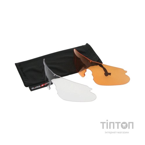 Тактичні окуляри Swiss Eye Raptor баллист., 3 комплекта сменных линз. черный (10161)