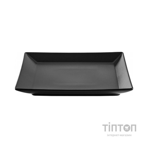 Тарілка Ipec Tokyo 21х21 см Десертна Чорнна (30901044)