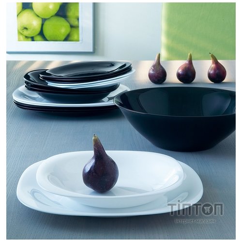 Тарілка Luminarc Carine Black 21 см супова (L9818)