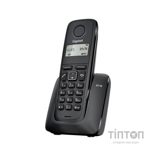 Телефон DECT Gigaset A116 Black (S30852H2801S301)