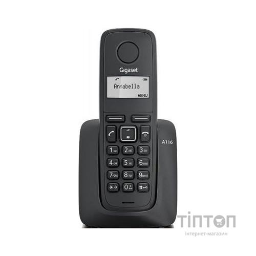 Телефон DECT Gigaset A116 Black (S30852H2801S301)