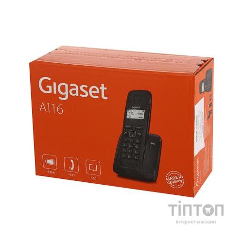 Телефон DECT Gigaset A116 Black (S30852H2801S301)