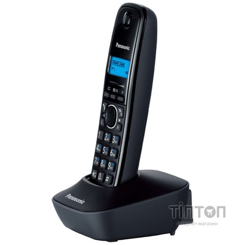 Телефон DECT PANASONIC KX-TG1611UAH Black Grey