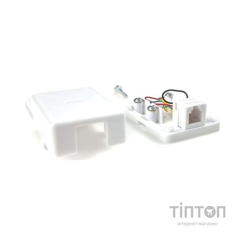 Телефонна розетка Eserver 1xRJ12 (WT-6009)