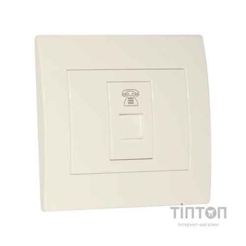 Телефонна розетка SVEN SE-126 ivory (6438162010683)