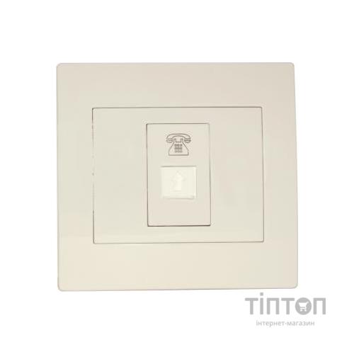 Телефонна розетка SVEN SE-126 ivory (6438162010683)