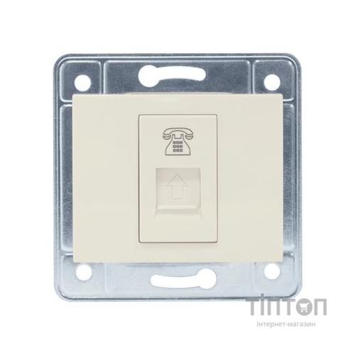 Телефонна розетка SVEN SE-126 ivory (6438162010683)