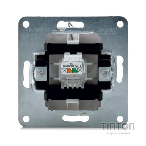 Телефонна розетка SVEN SE-60033-C cream (4895134781682)