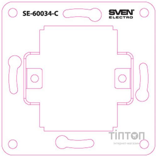 Телефонна розетка SVEN SE-60034-C cream (4895134781705)