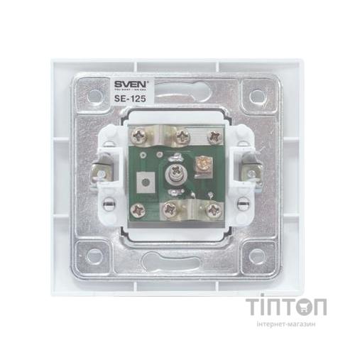 Телекомунікаційна розетка SVEN SE-125 white (6438162010652)