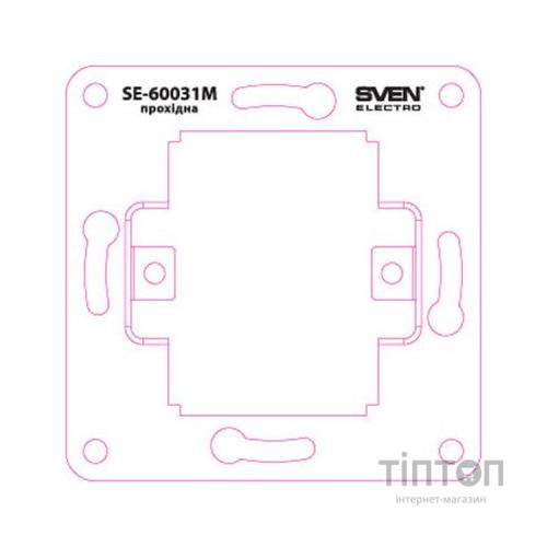Телекомунікаційна розетка SVEN SE-60031M white (4895134781040)