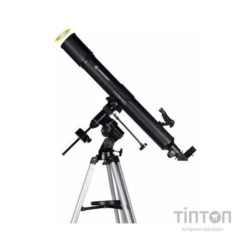 Телескоп Bresser Quasar 80/900 EQ Refractor Solar Carbon + фільтр + адаптер (923033)