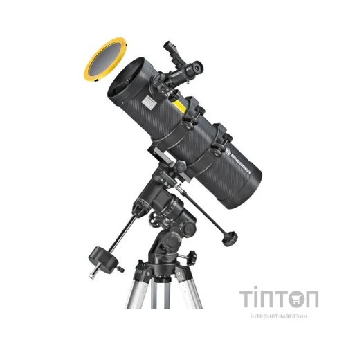 Телескоп Bresser Spica 130/1000 EQ3 Reflector Solar Carbon + фільтр + адаптер (929320)