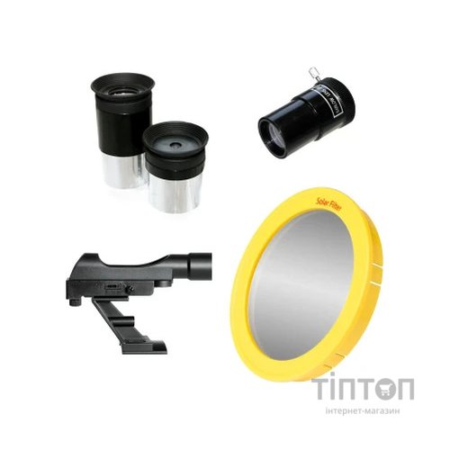 Телескоп Bresser Spica 130/1000 EQ3 Reflector Solar Carbon + фільтр + адаптер (929320)