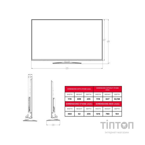 Телевізор AIWA QLED-850UHD-SLIM